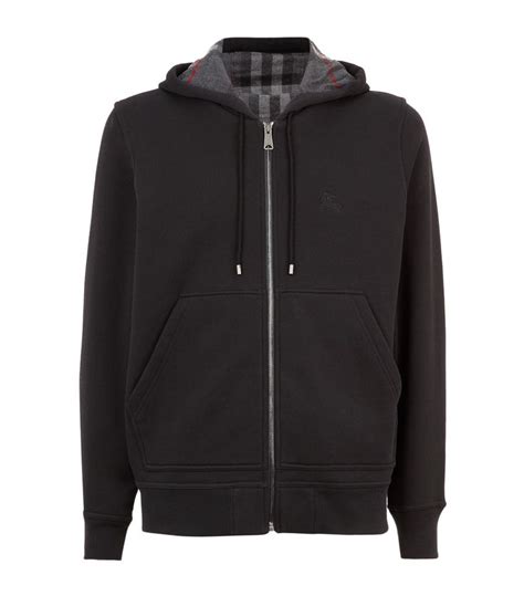 pink burberry zip hoodie|burberry zip up hoodie black.